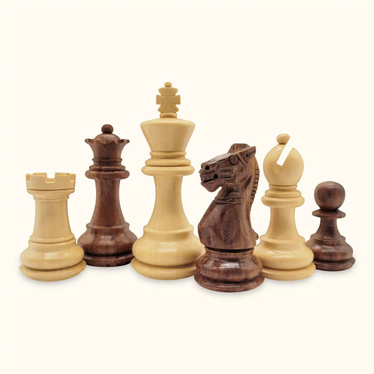 Chess pieces Grace acacia set